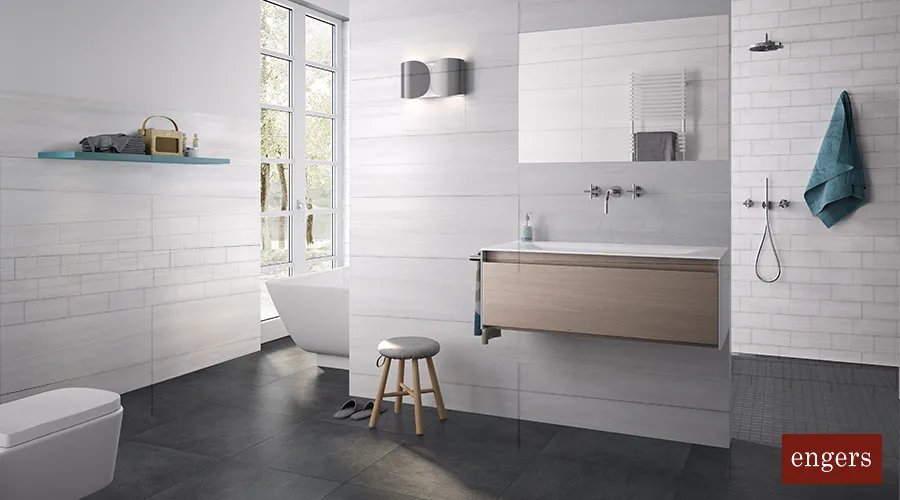 ENGERS Serie Calca — Fliese in Marmoroptik
